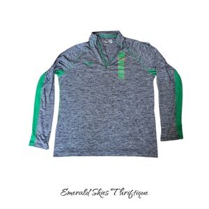 Under Armour Notre Dame Fighting Irish  1/4 Zip Pullover heat gear free ship